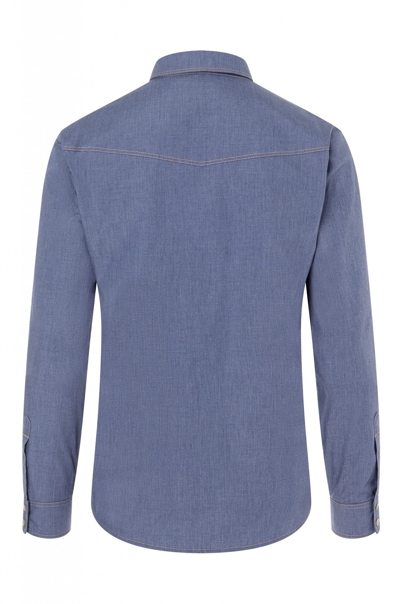 Kochhemd Jeans-Style | Vintage Blue | 65% Polyester / 35% Baumwolle | Erhältlich in 10 Größen