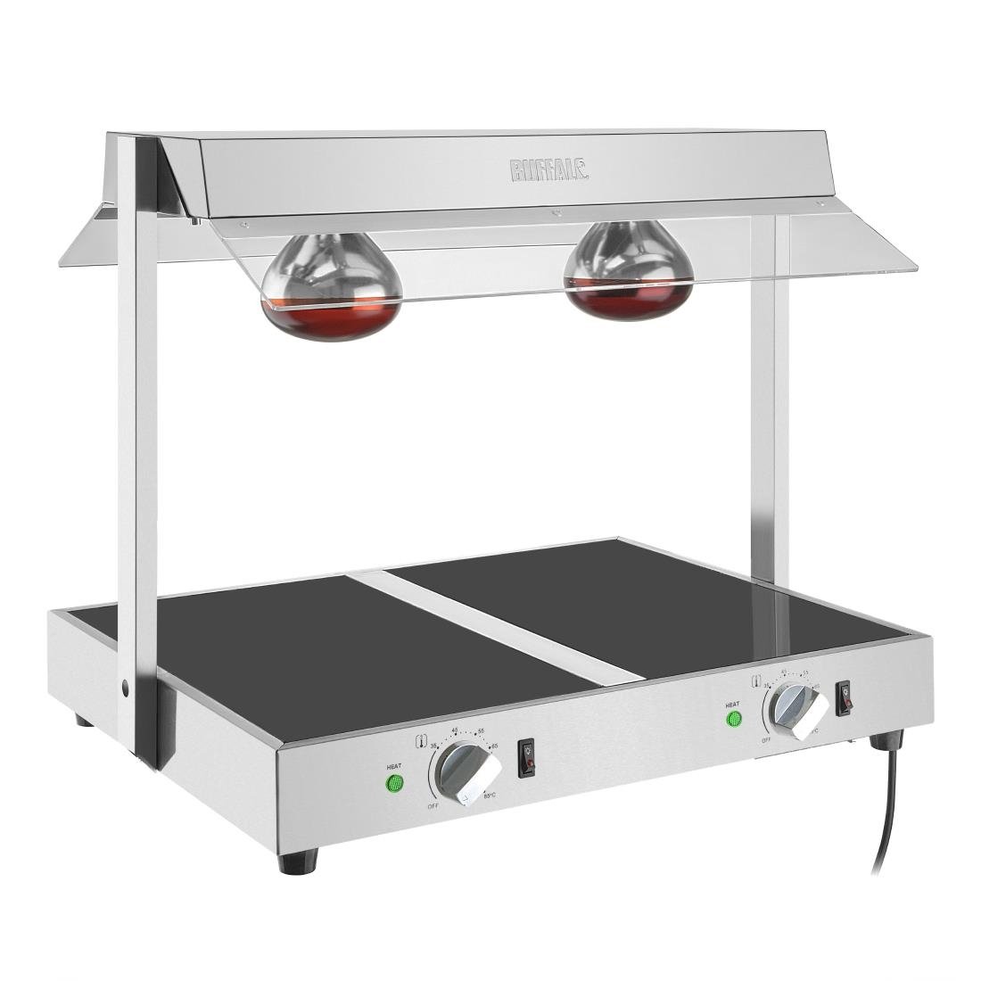 Buffalo Voedselverwarmer Met Portaal 2X GN 1/1