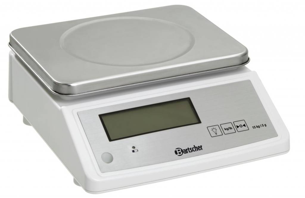 Elektronische Keukenweegschaal - Max. 15 kg - weergave vanaf 5 gr