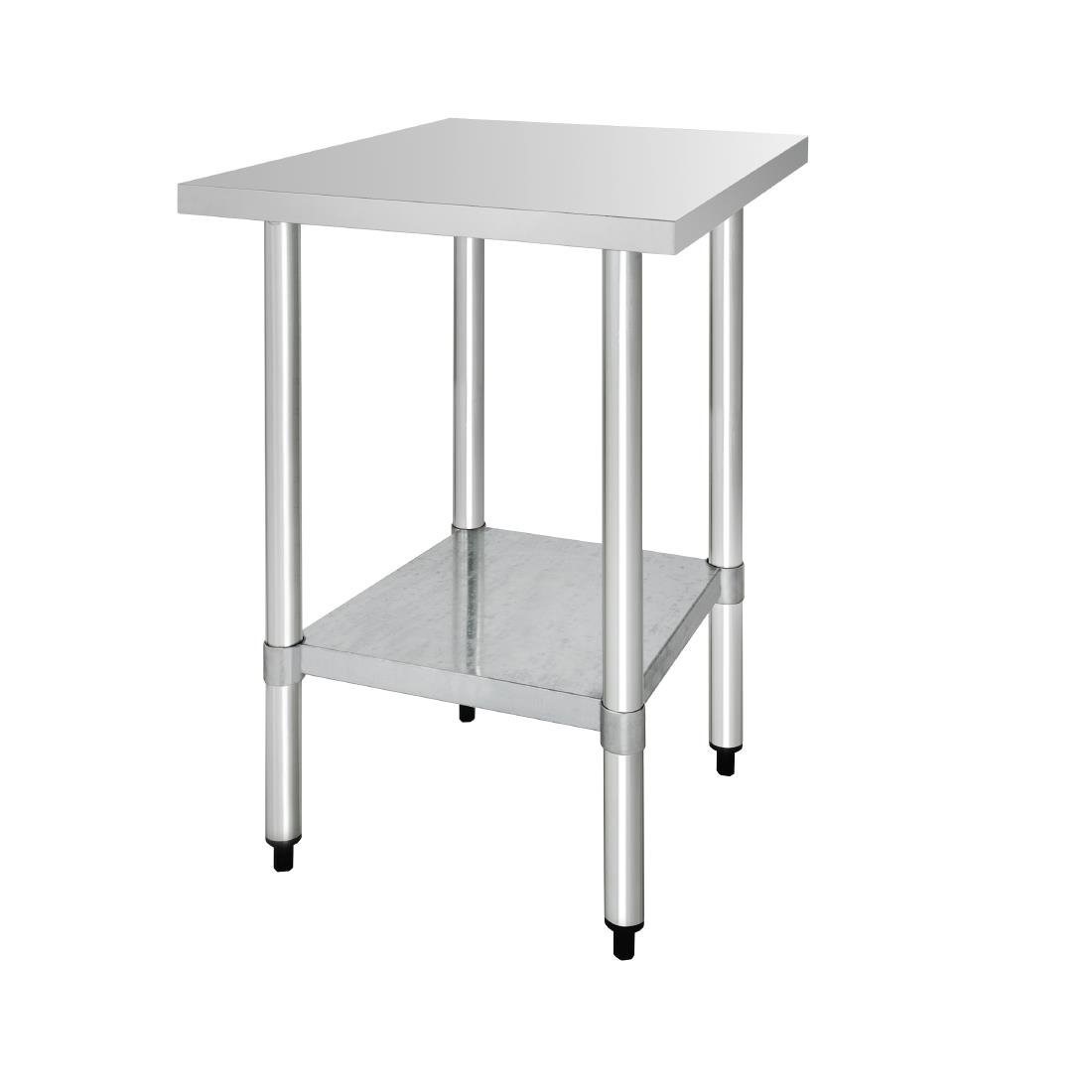 Table De Travail Inox - Sans Rebords - 1500x600x900(h)mm