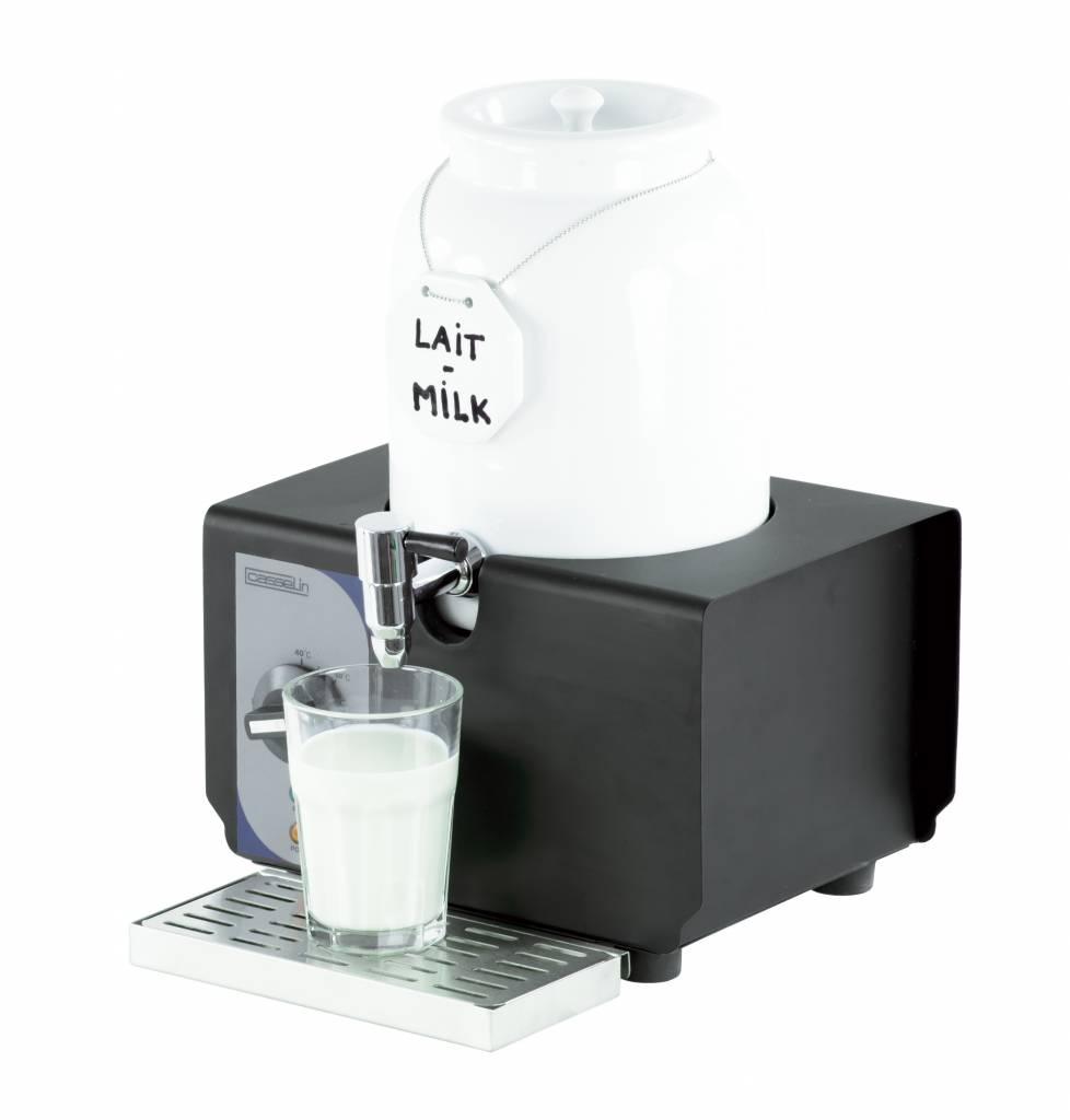 Melkdispenser Warm - Porseleinen Vat - 4 Liter - 290x260x390(h)mm