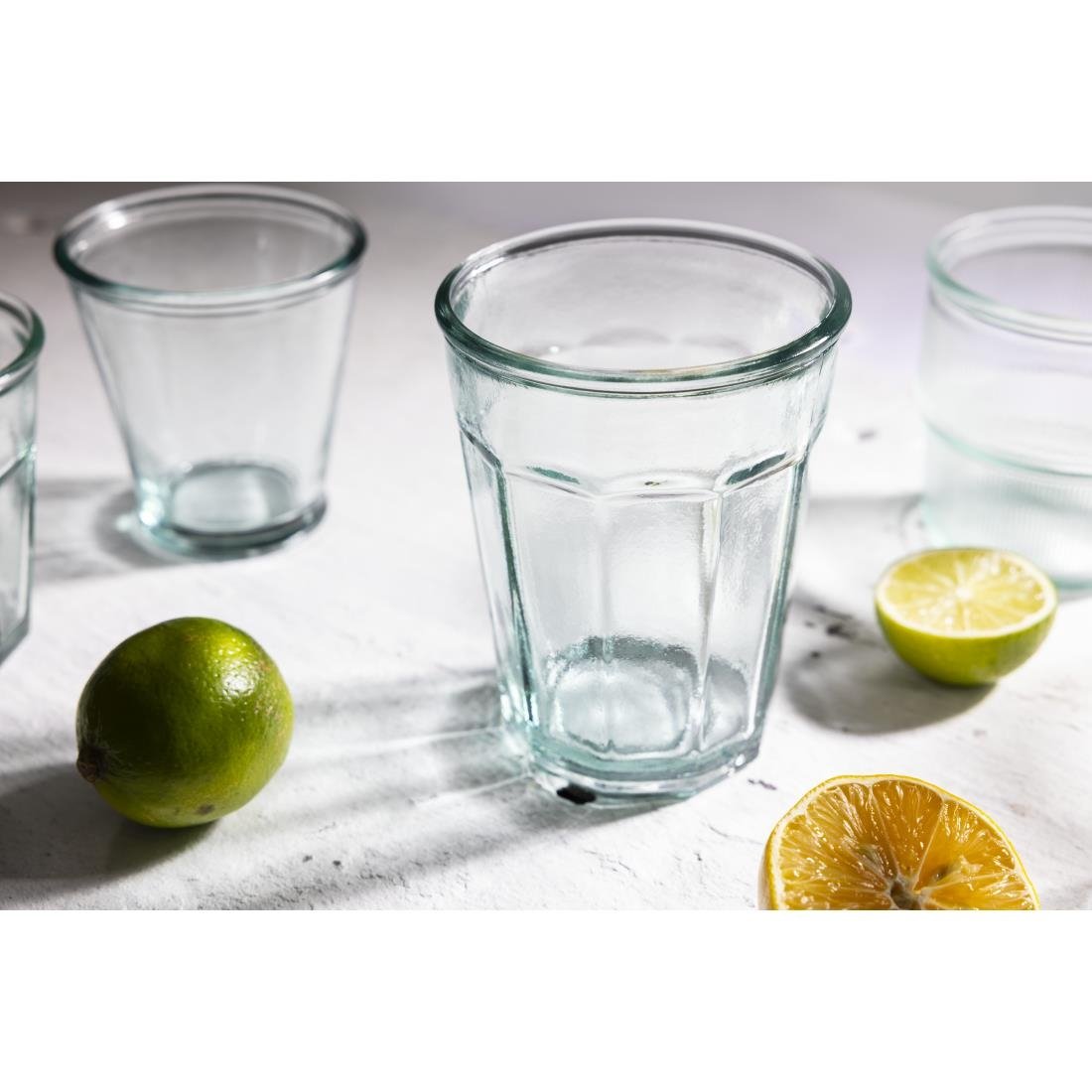 Olympia Orleans-Becher aus recyceltem Glas, 400 ml, 6 Stück