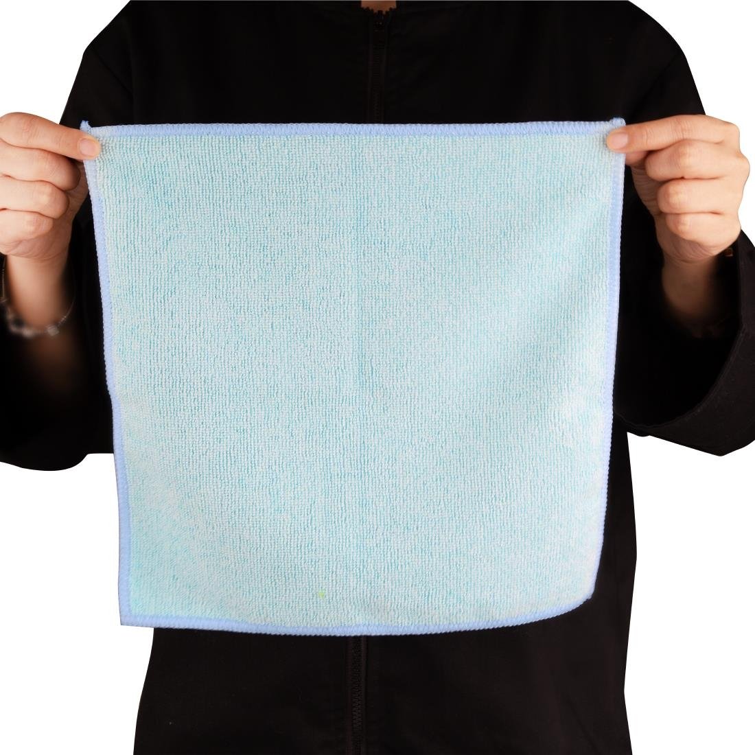 Chiffons en microfibre Jantex bleus (lot de 5)