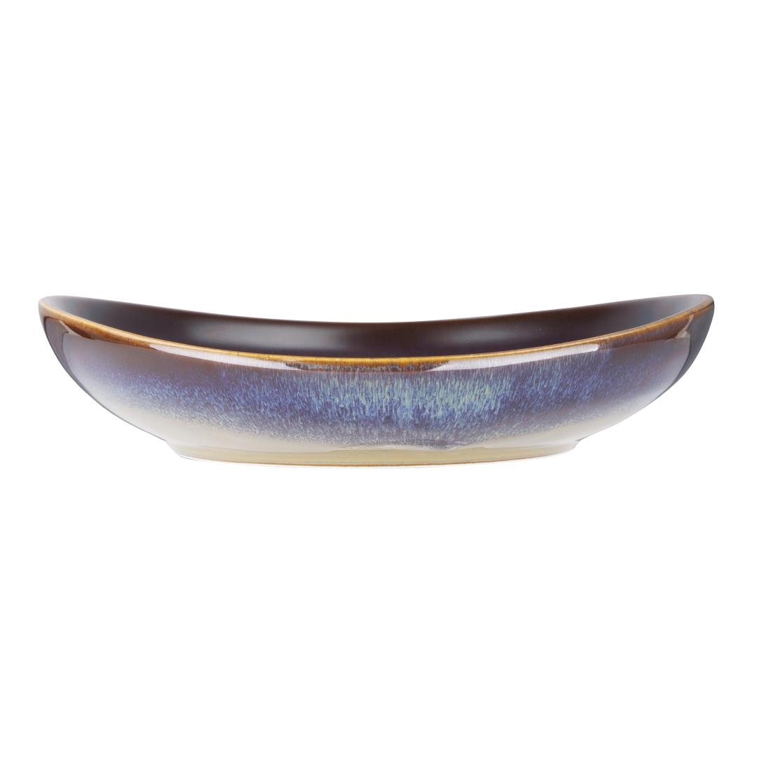 Olympia berken aubergine brede schalen 205mm (verpakking van 6)