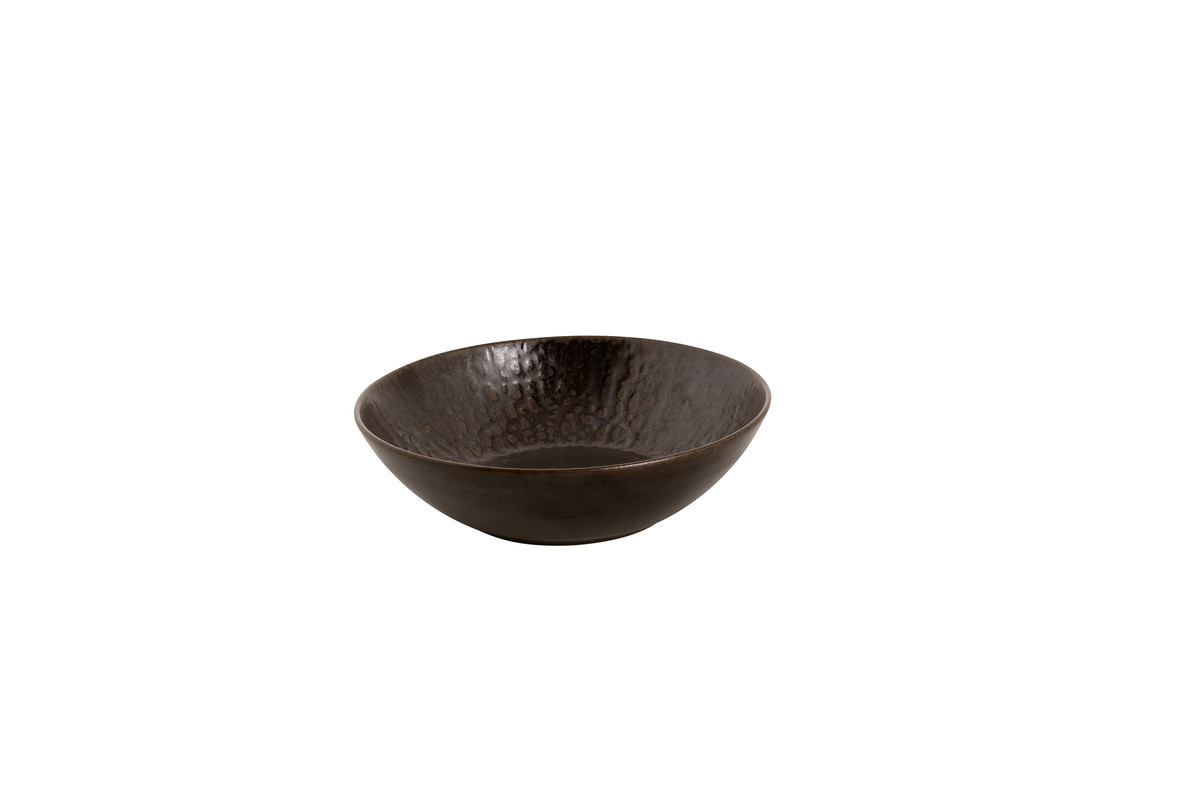 Bord coupe Ruston 17 cm Bruin Stoneware
