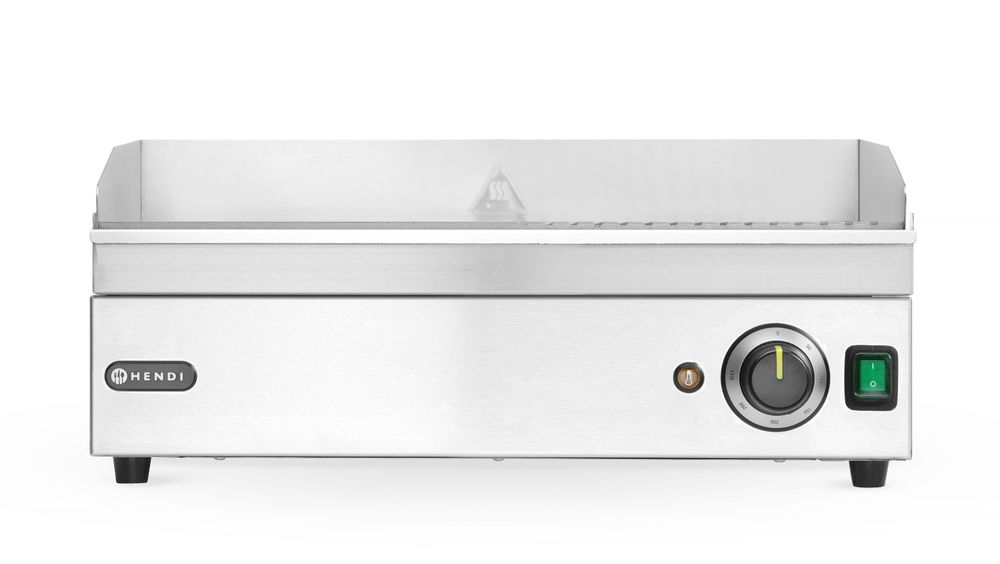 Grill - moitié rainuré Kitchen Line - 220-240V/2400W - 527x404x(H)233mm