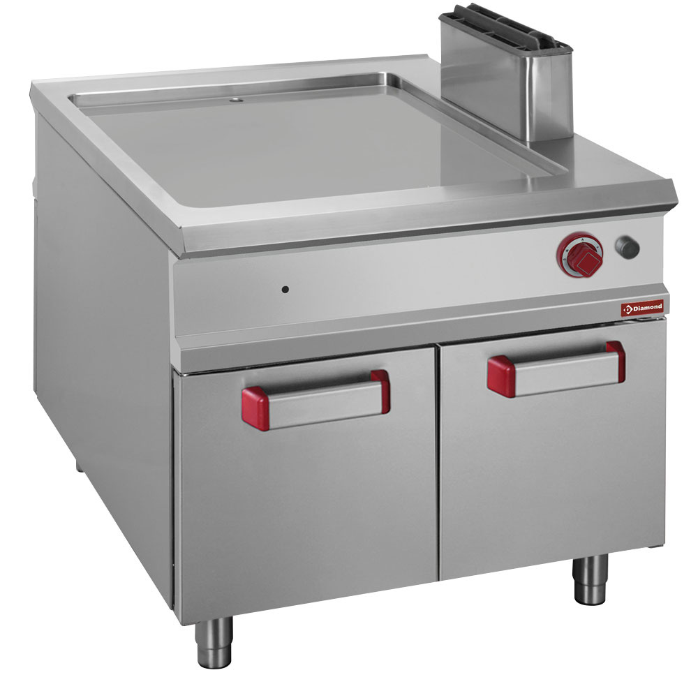 Pass-Through vlakke bakplaat gas - 900x1100x(h)850mm