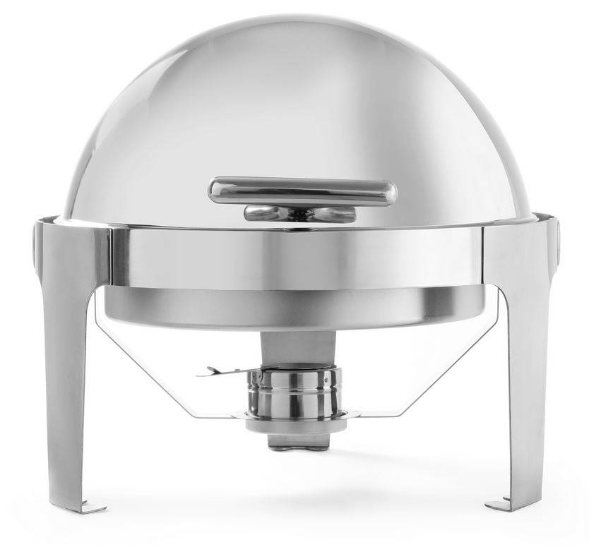 Chafing Dish Rolltop Rond | RVS | 5,6 Liter | 510x540x(H)480mm