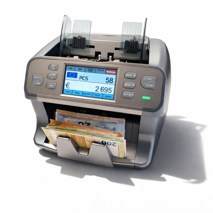 Banknotenzähler Numenmatic SX-27C - Mehrwährungszähler mit 100% EZB-Zulassung