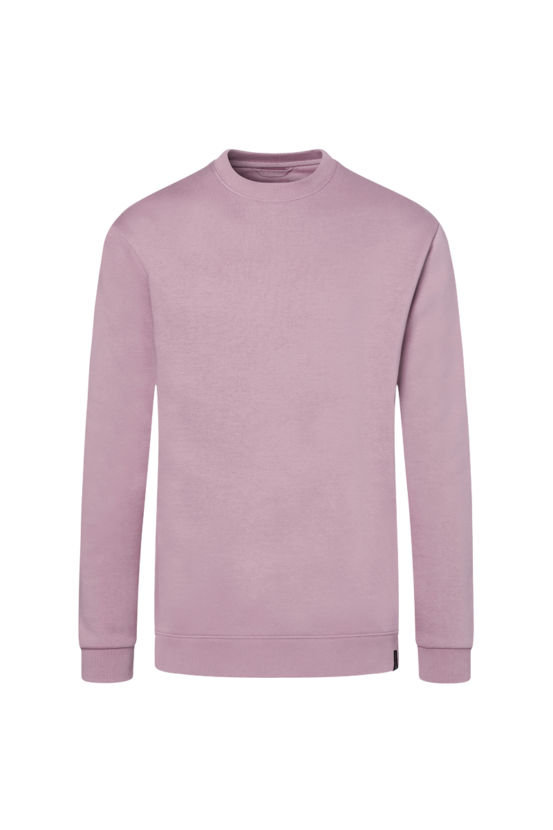 Herren Workwear Sweatshirt Soft-Face, aus nachhaltigem Material - Dunkelrosa - L