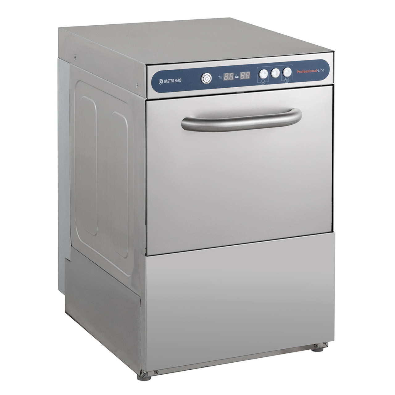 Gläserspülmaschine PROFI Digital 40 SL 40x40 cm Korbmaß, mit Reiniger- & Klarspüldosierer, mit Ablaufpumpe, Made in Europe, 230 Volt