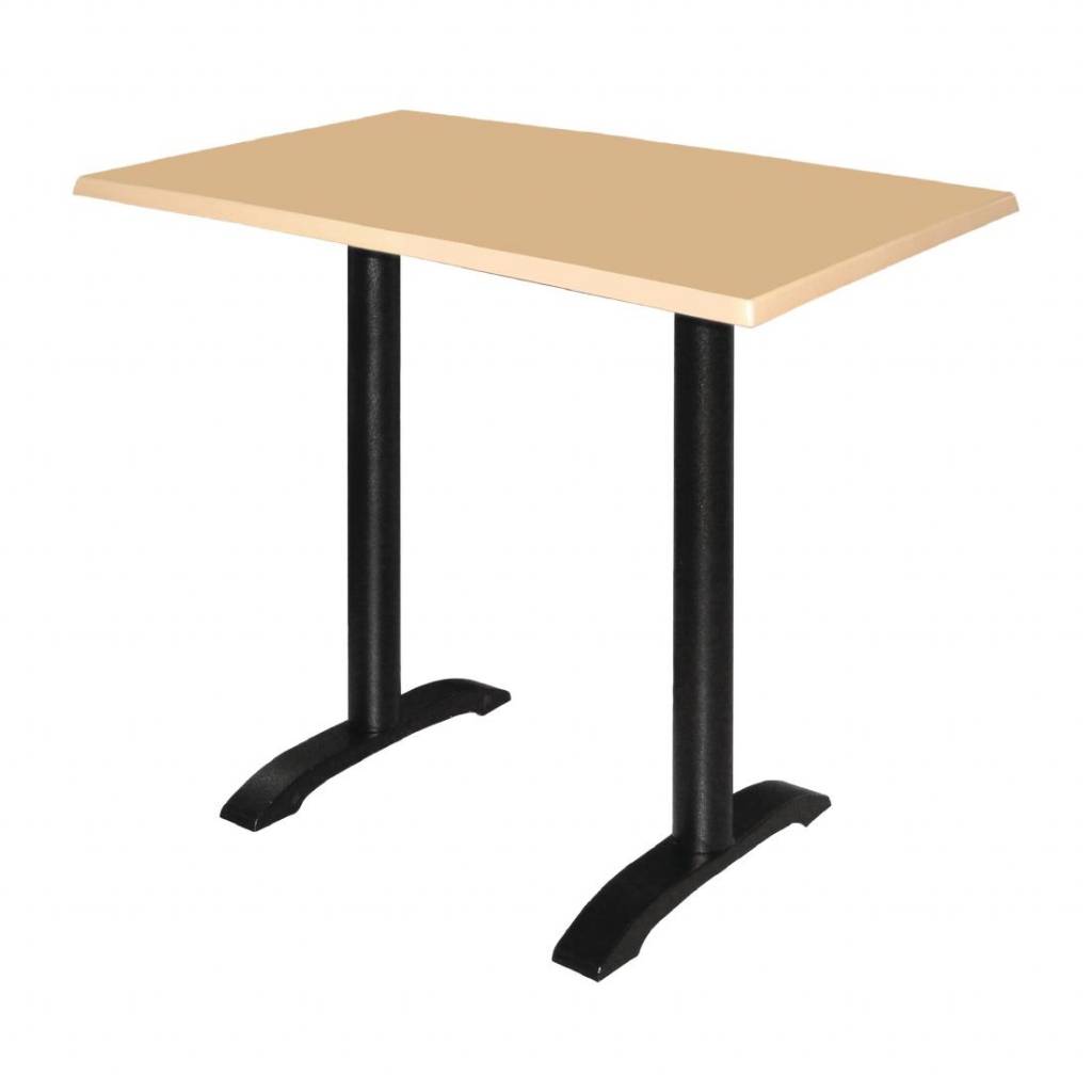 Doppelter Tischfuß | 70cm-Tischplatten | Gusseisen