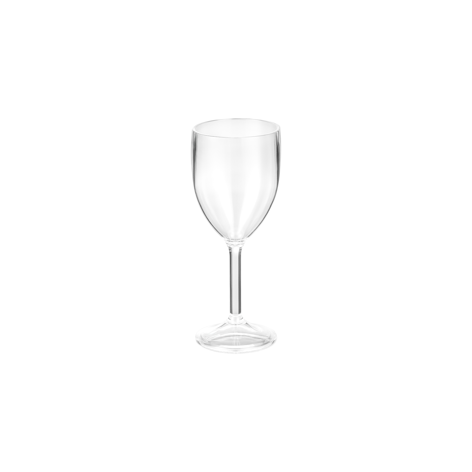 Set de verres à vin, 300 ml, Ø 8 cm, ensemble de 6 pièces, polycarbonate