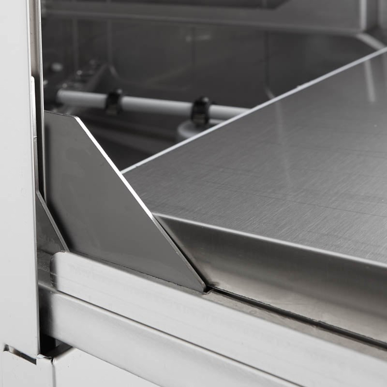 Lave-vaisselle ECO panier 50x50 cm, avec doseur de détergent & de produit de rinçage, avec pompe de vidange & adoucisseur, Fabriqué en Europe, 400 V