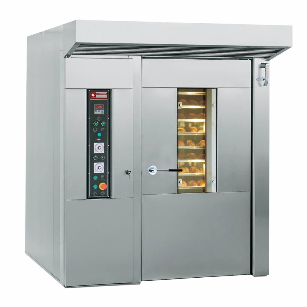 Four pour boulangerie et pâtisserie | Rotatif | 15/18 niveaux (600x800 mm) | 400v | 185x204x(h)254cm
