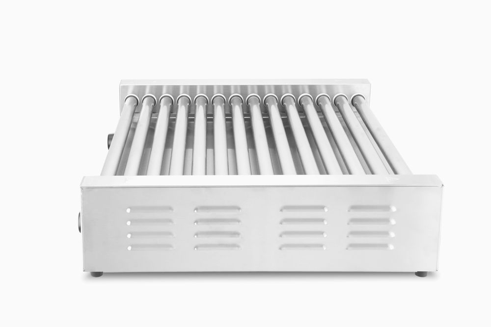 Worstrolgrill XL - 2 zones - Zilver - 220-240V/2000W - 732x590x(H)168mm