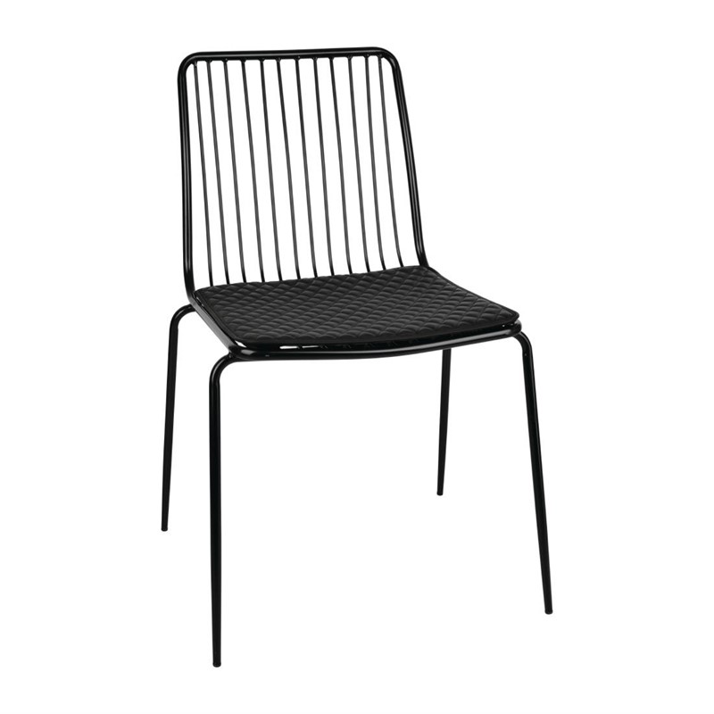 Coussin pour chaise de salle à manger Bolero 1121299 - Noir