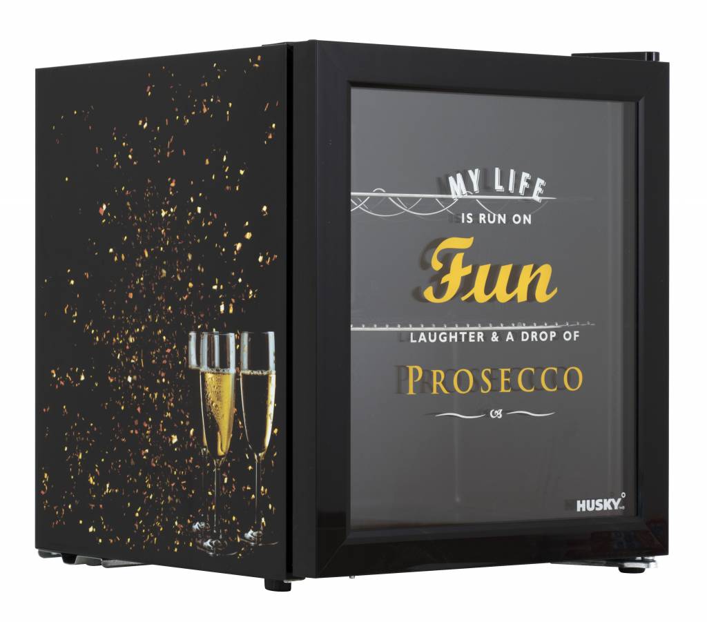 OUTLET-Bar Cooler Schwarz "Prosecco" | 46 Liter | 430x460x510(h)mm