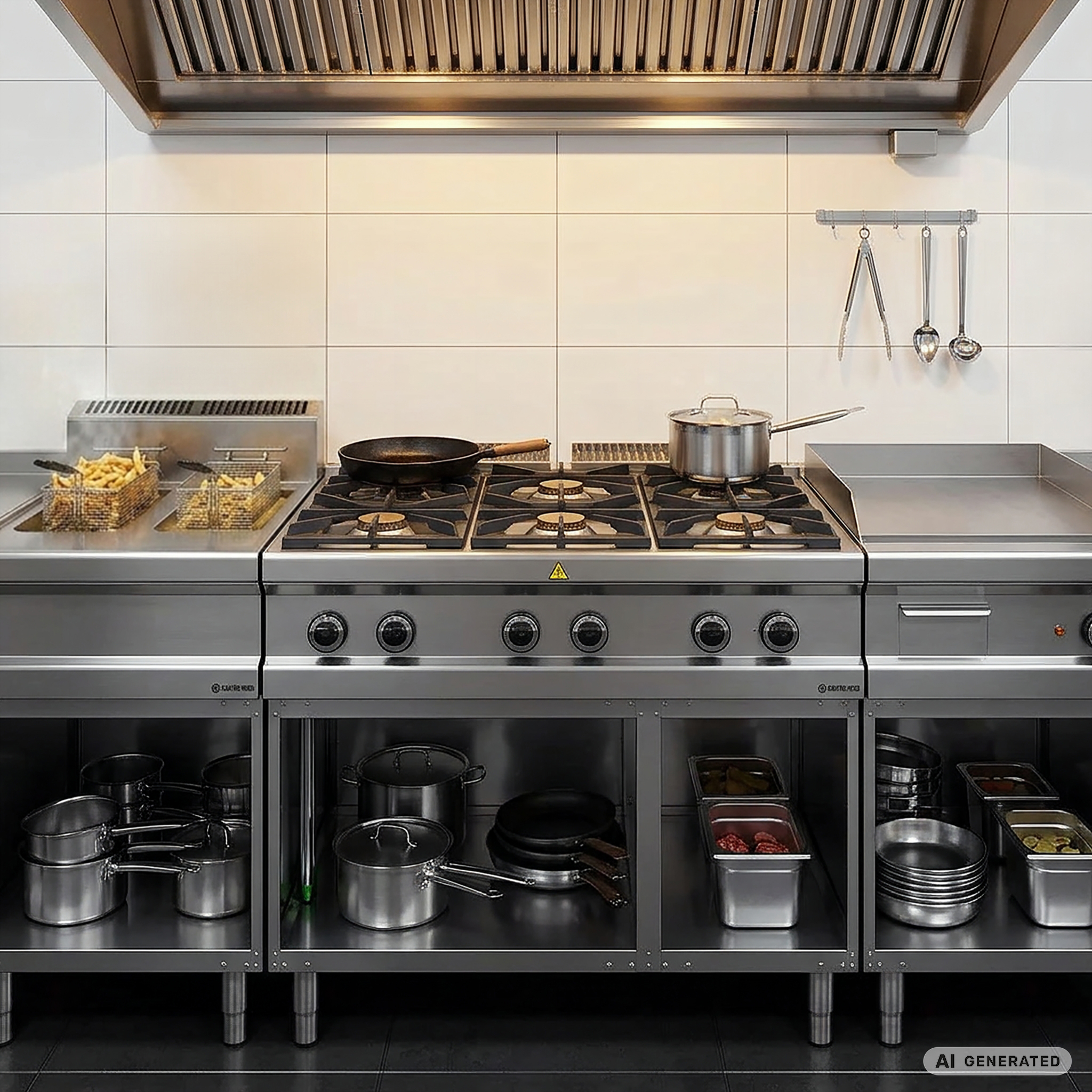 Gasfornuis Serie 700 - 110/70 - 6 branders - 42 kW