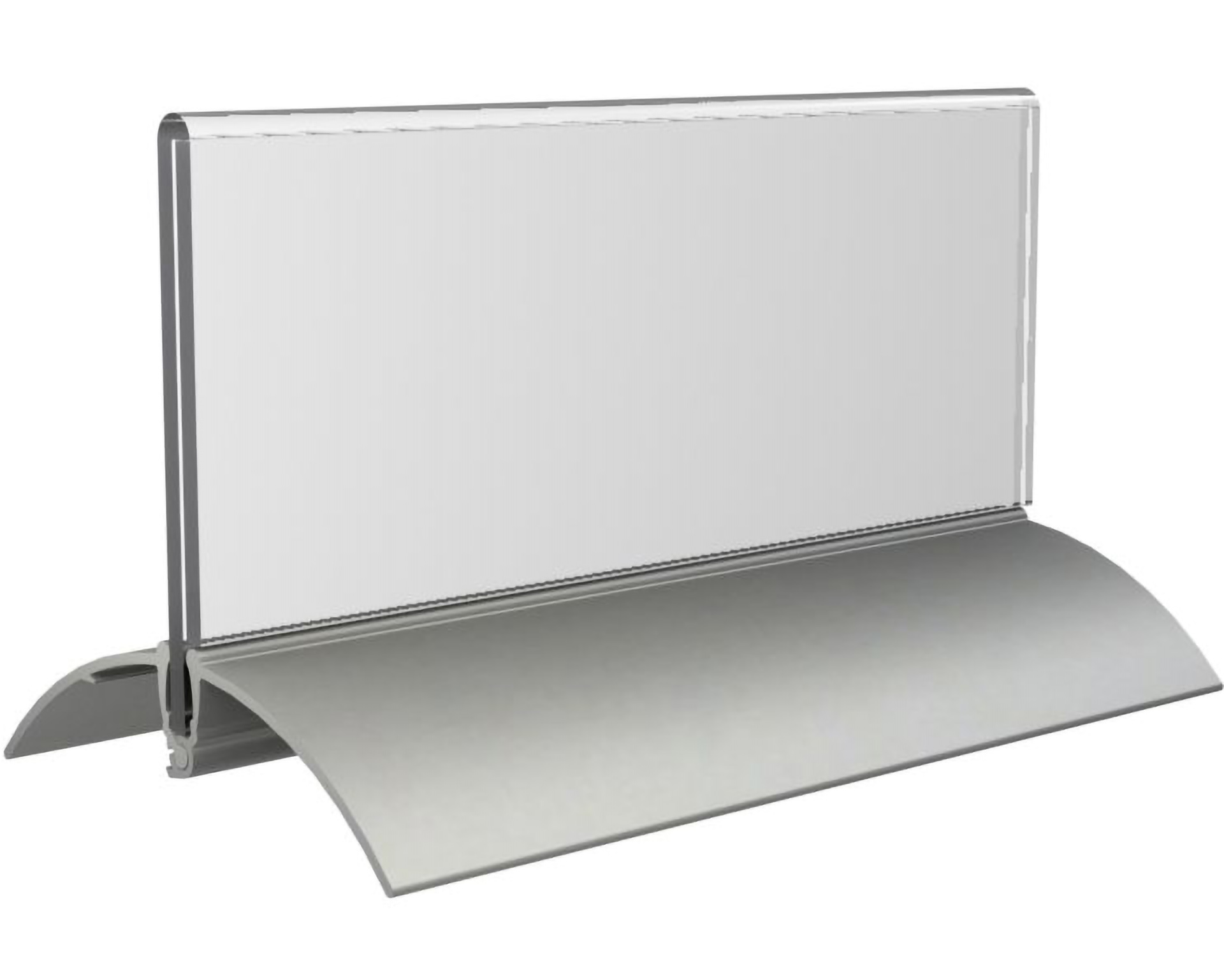 Plaque signalétique de table 61x150mm - 2 pièces