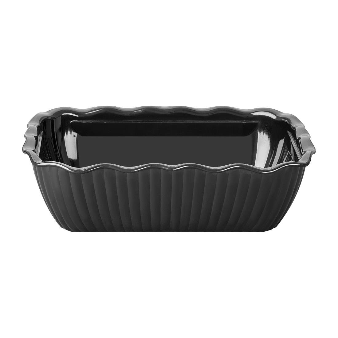 Olympia Kristallon Medium Saladeschaal - Zwart
