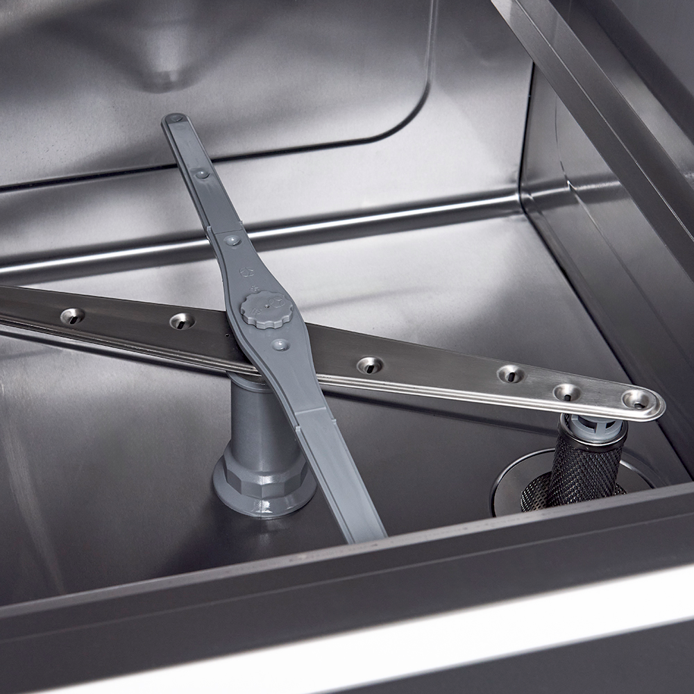 Lave-vaisselle ECO 50x50 cm, avec doseur de détergent et de liquide de rinçage, avec pompe de vidange, fabriqué en Europe, 230/400 V