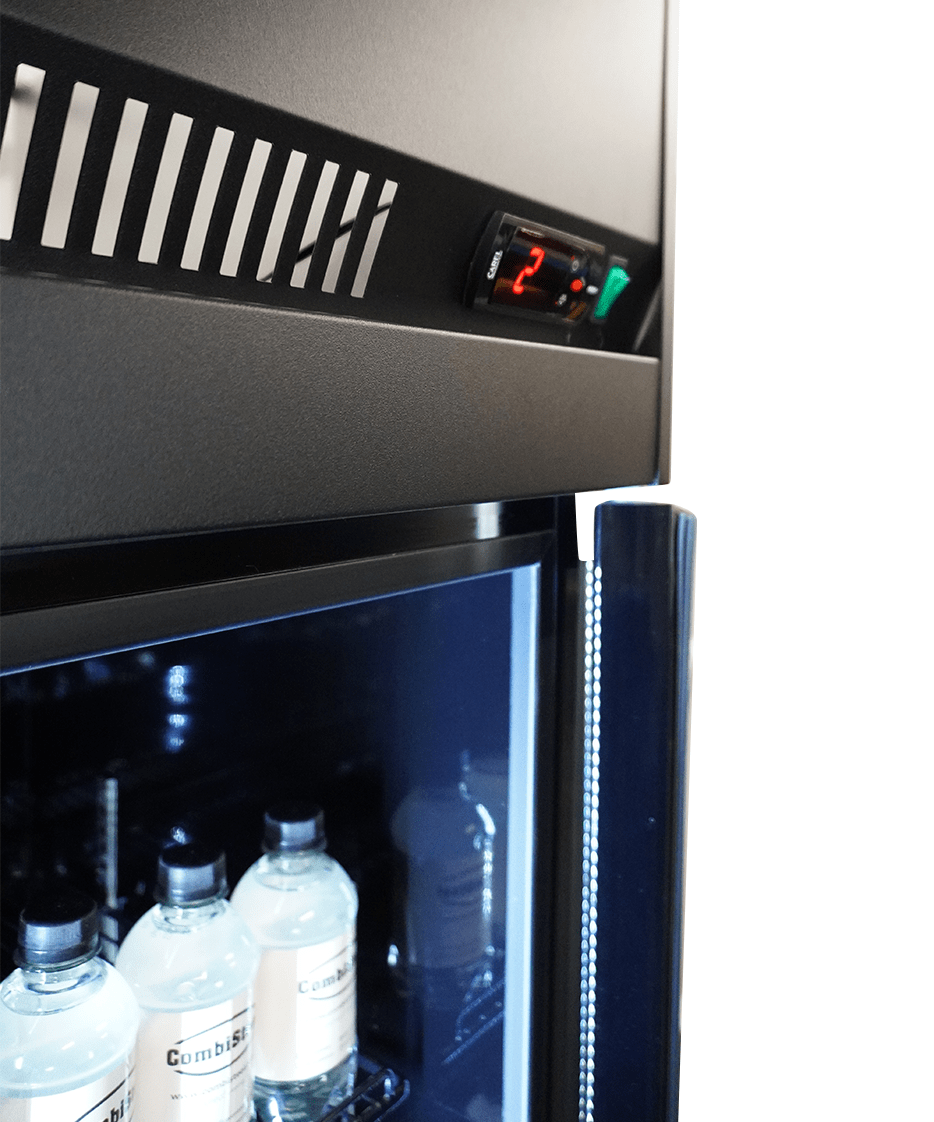 Koelkast 2 Glasdeuren Zwart Irm-770R Bl Koelkast 2 Glasdeuren Zwart Irm-770R Bl