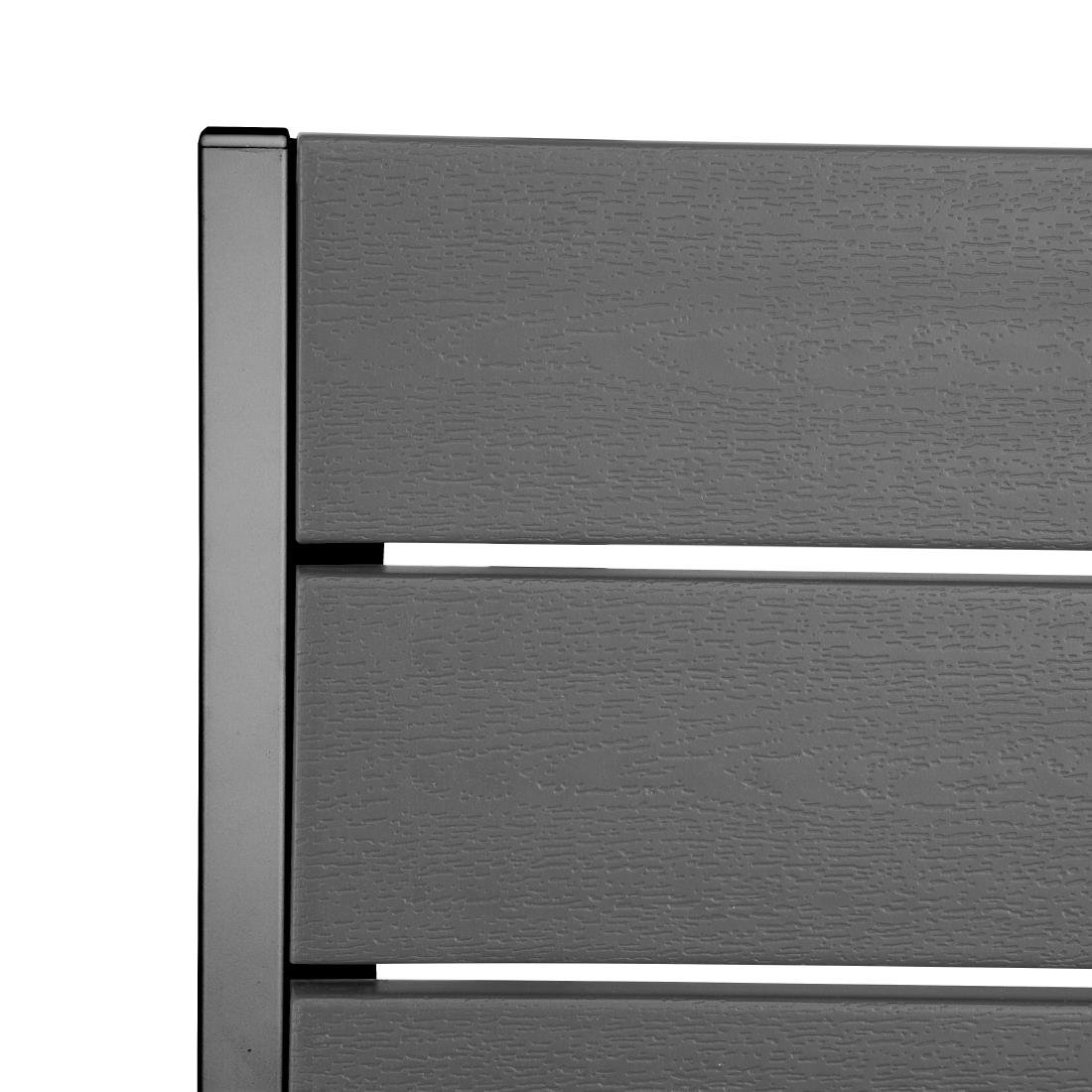 Bolero Valletta Graue Lamellenstühle (4 Stück)