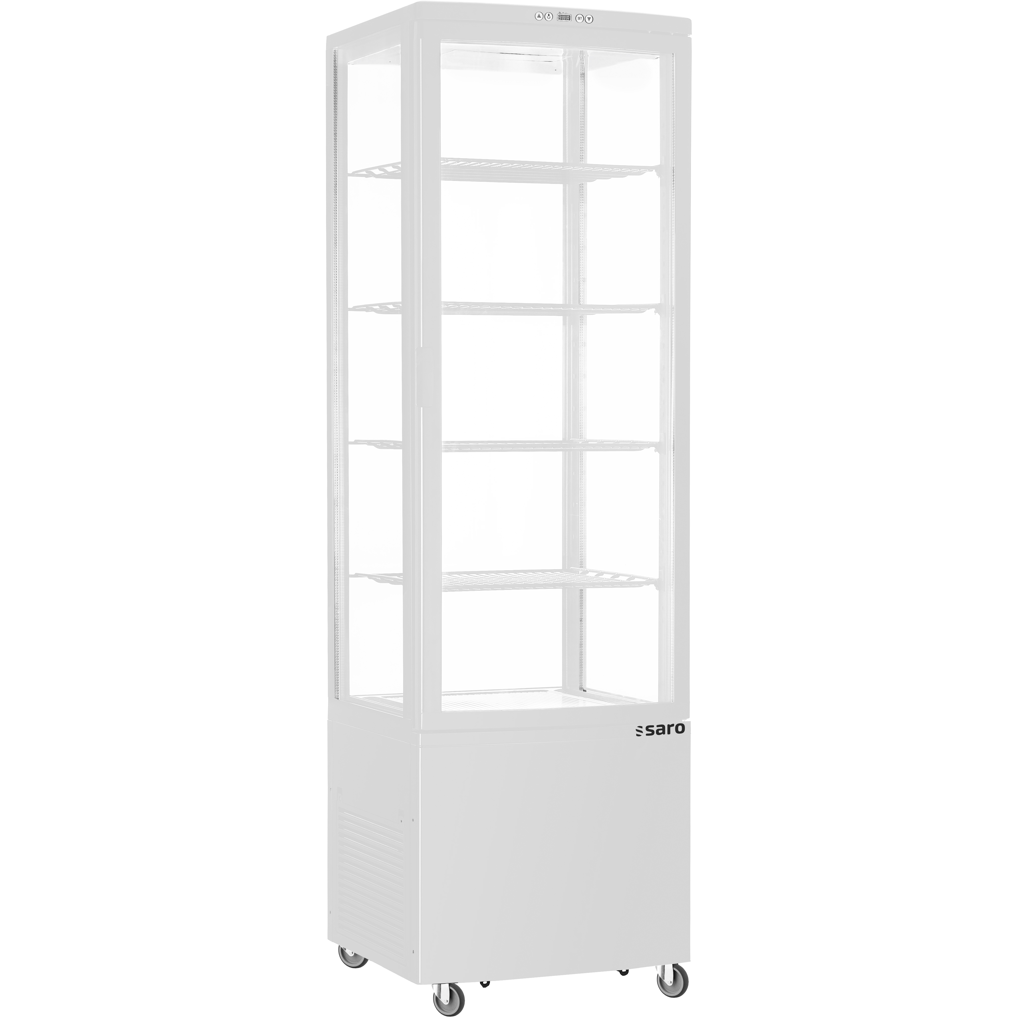 Vitrine réfrigérée SARO 235 litres, modèle SVEN blanc