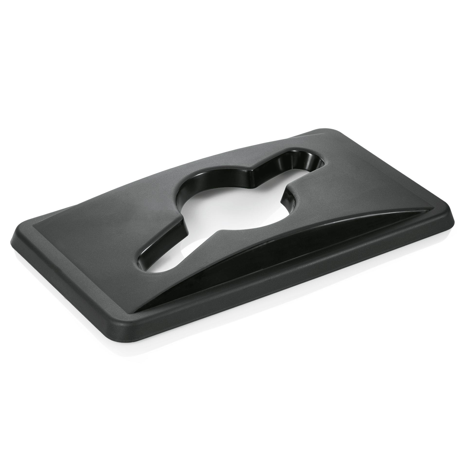 Deksel voor 9237 650, 52 x 29 x 5 cm, zwart, polypropyleen