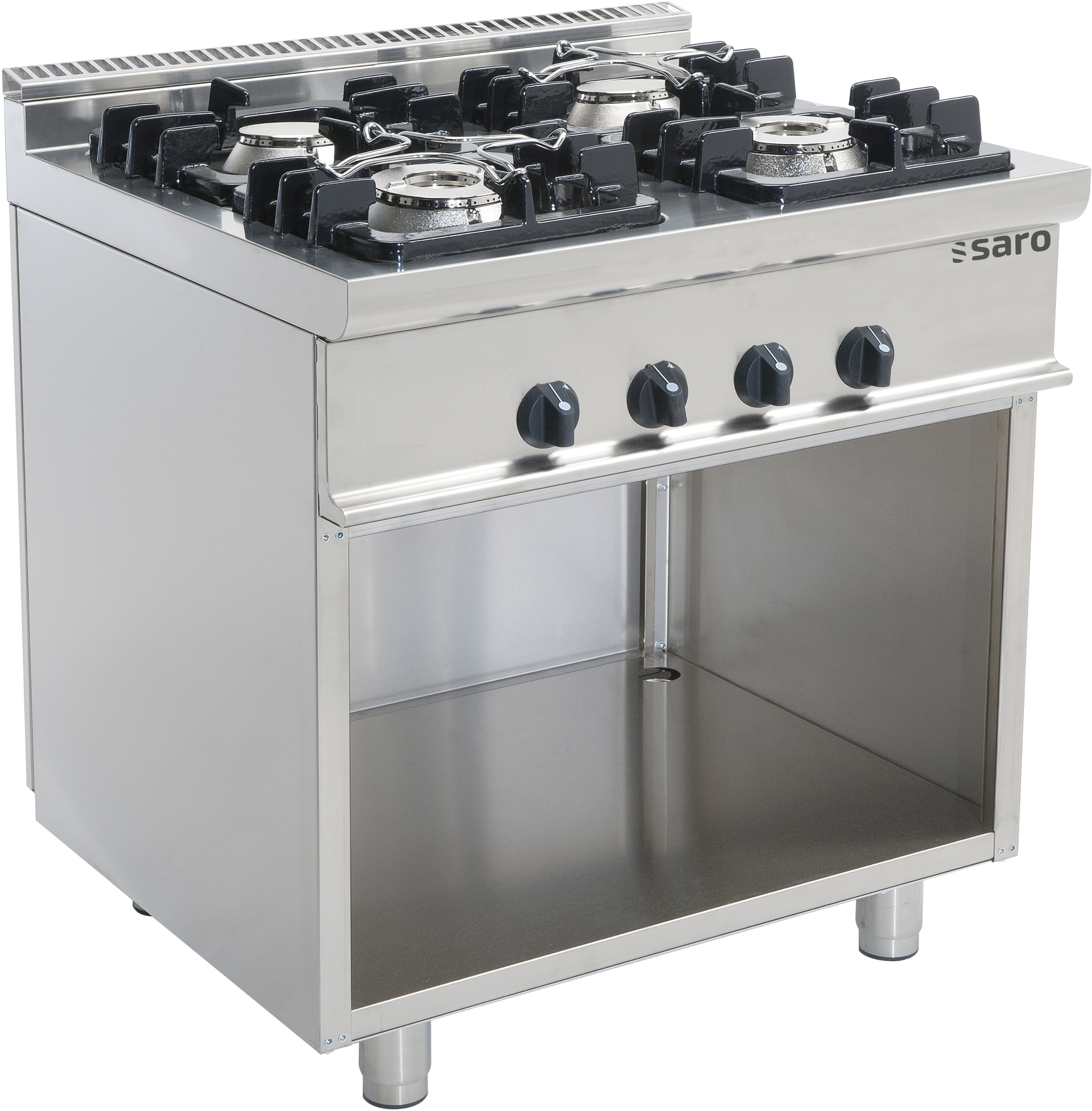 Cuisinière à gaz SARO avec espace ouvert dessous modèle E7/KUPG4BA