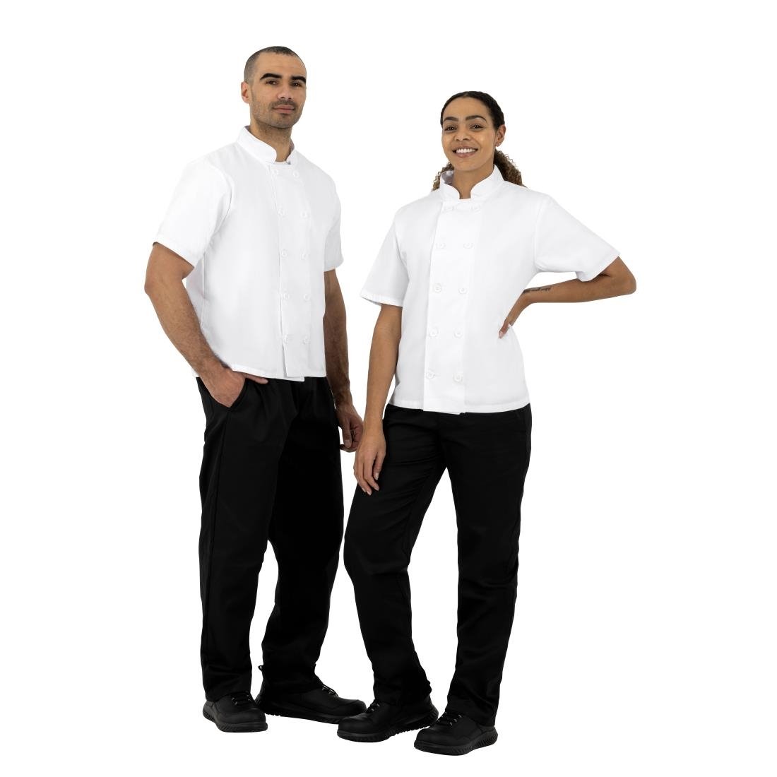 Nisbets Essentials koksbuis wit (2 stuks) M