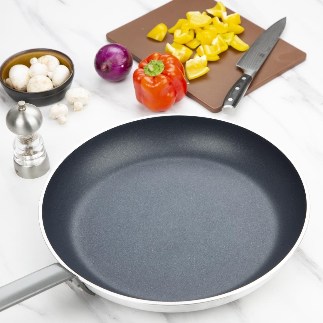Vogue Aluminium Antihaft-Teflon-Bratpfanne 40cm