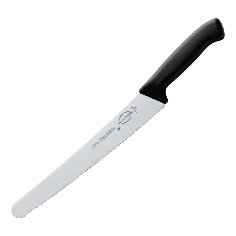 Couteau De Boulanger Denté - Dick - Noir - 250mm