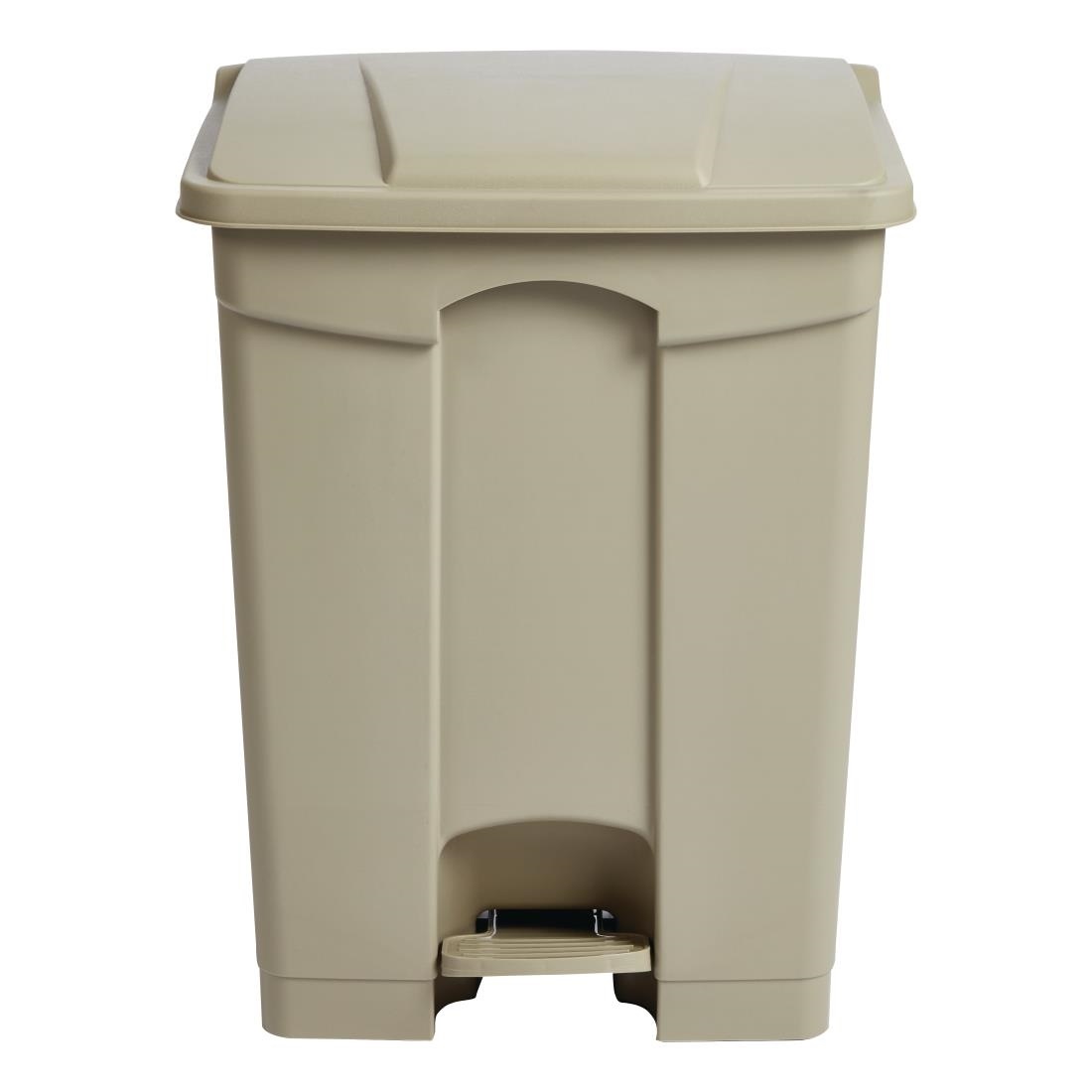 Jantex pedaal afvalbakken 65L beige