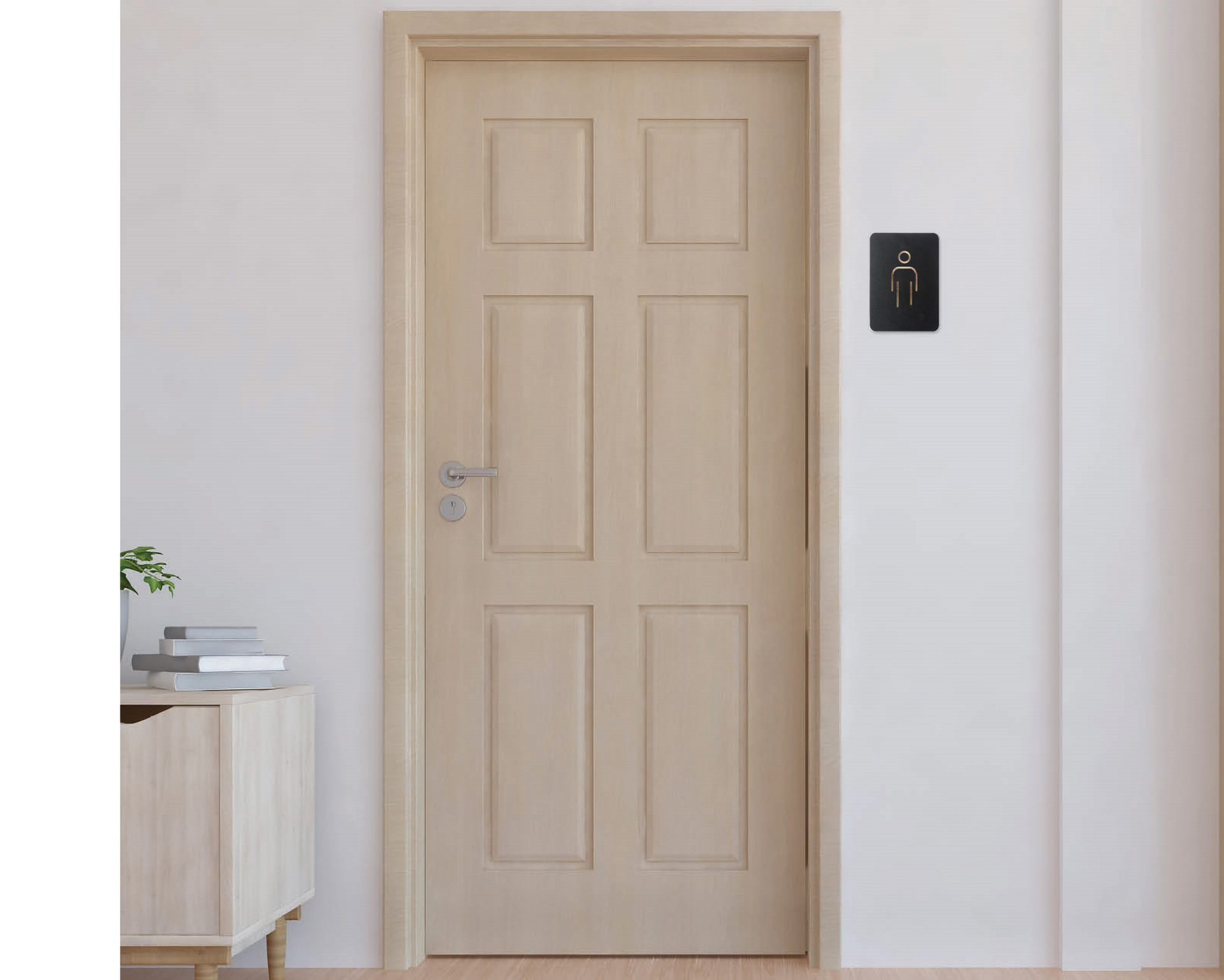 Pictogramme signe homme noir