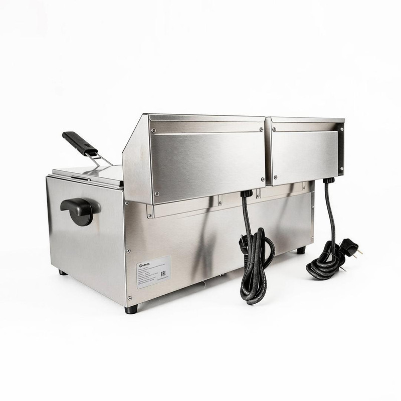 Dubbele friteuse 2x8L 2800W RVS ProSelect