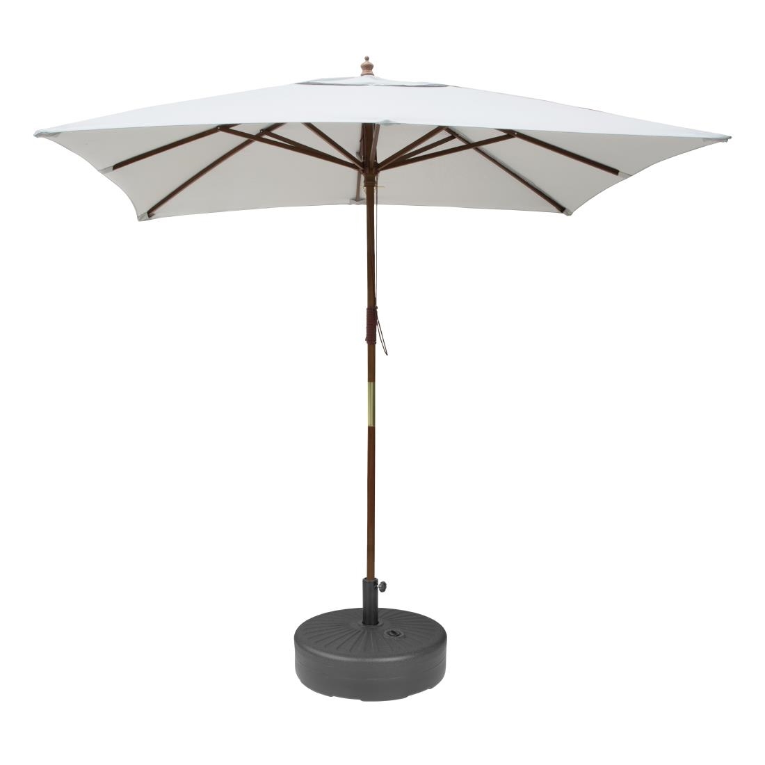 Pied de parasol en plastique noir Bolero 40L