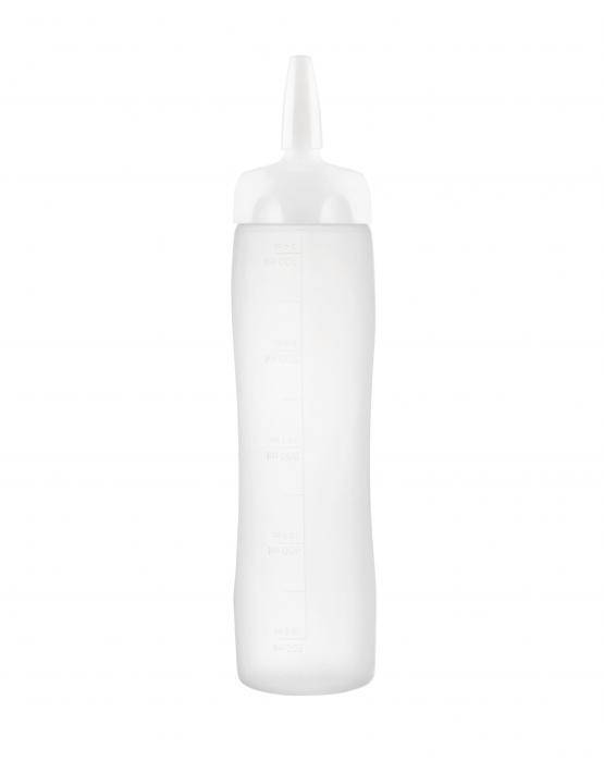Knijpfles polyethyleen transparant | 50cl | 26,1(H)cm