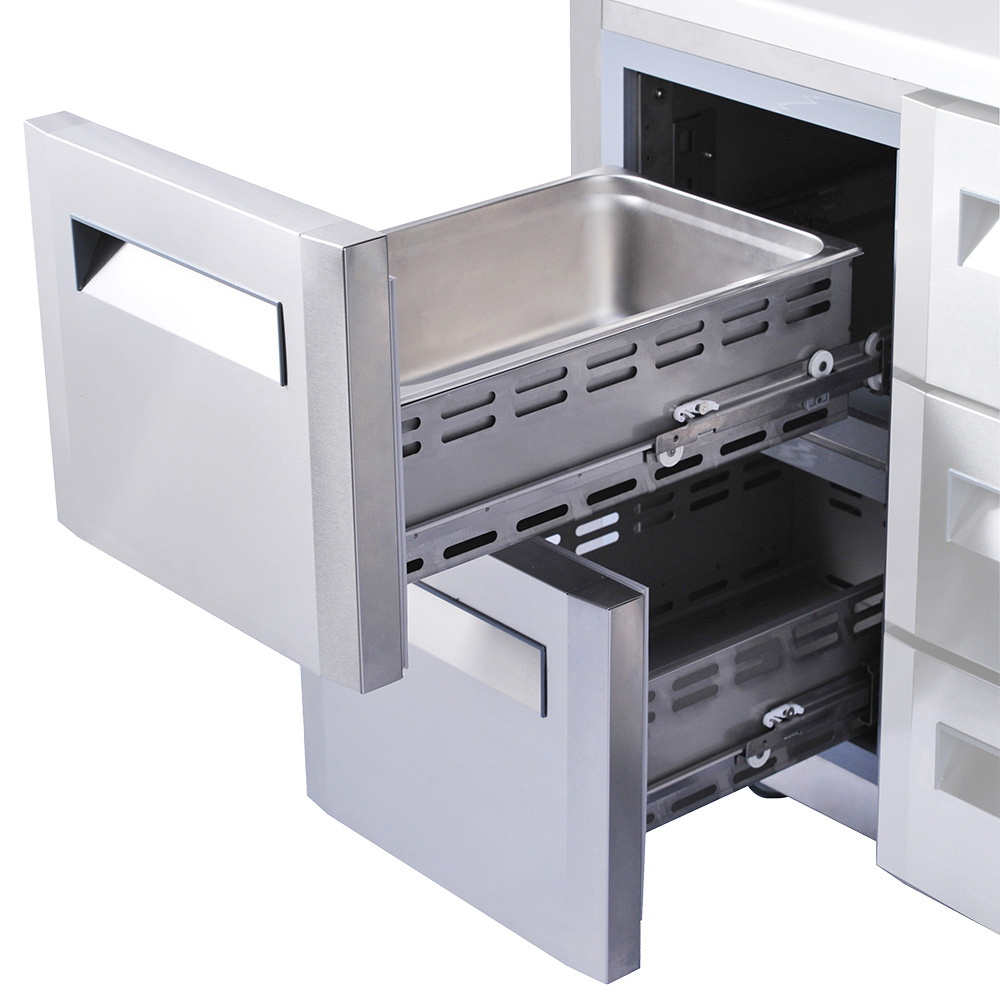 Kit Block 2 Schubladen (1/2 + 1/2)