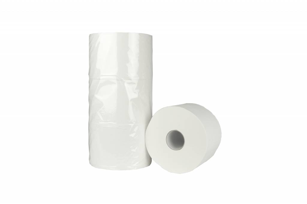 Toiletpapier Compact | Cellulose | 2 laags, 100 meter op Rol | (ook Pallets) Prijs per 36 Rollen