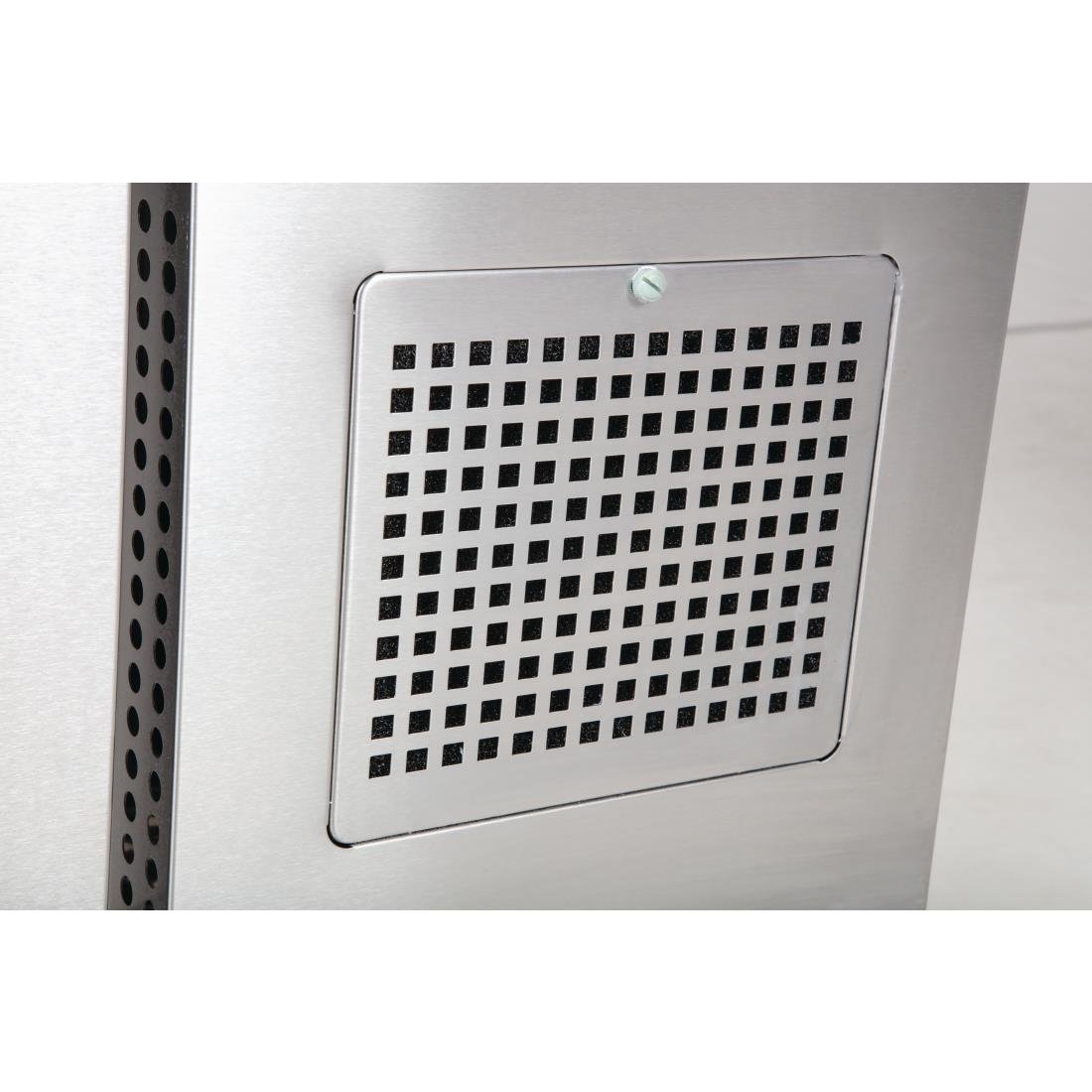 Polar U-Serie Kühltisch mit Doppeltür 282Ltr