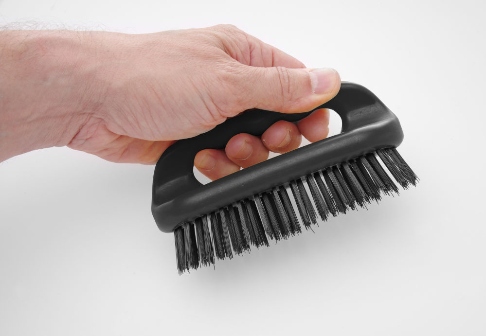 Brosse métallique bloc | Poignée confortable | 150x55mm