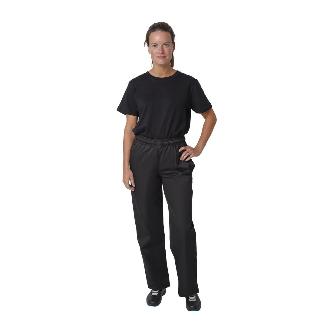 Whites Vegas Unisex Kochhose Polycotton Schwarz L