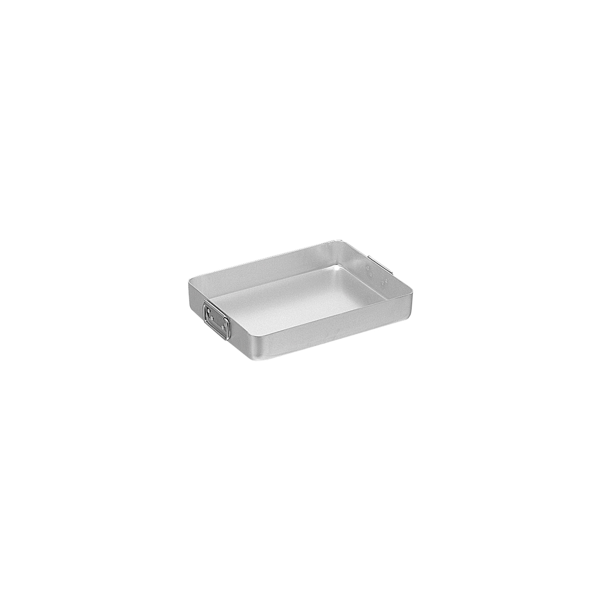 OUTLET-Aluminium Braadslede - Draaibare Handgrepen - 35x27cm