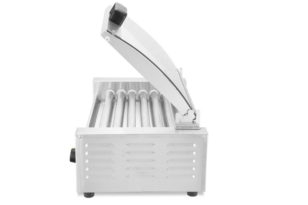 Worstrolgrill - 1-zone met energiebesparend deksel - 230V/620W - 566x375x(H)259mm