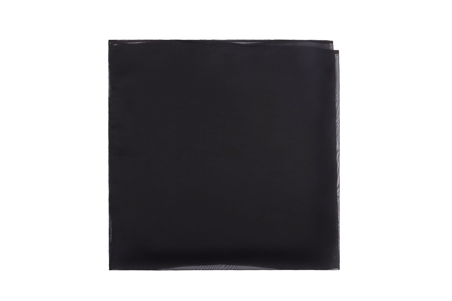 Foulard en mousseline Classic - Noir