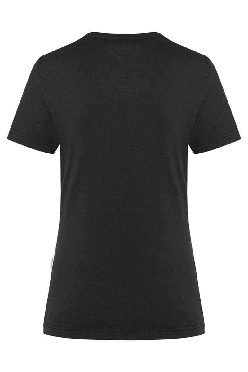 Damen Workwear T-Shirt Casual-Flair, aus nachhaltigem Material - Schwarz - M