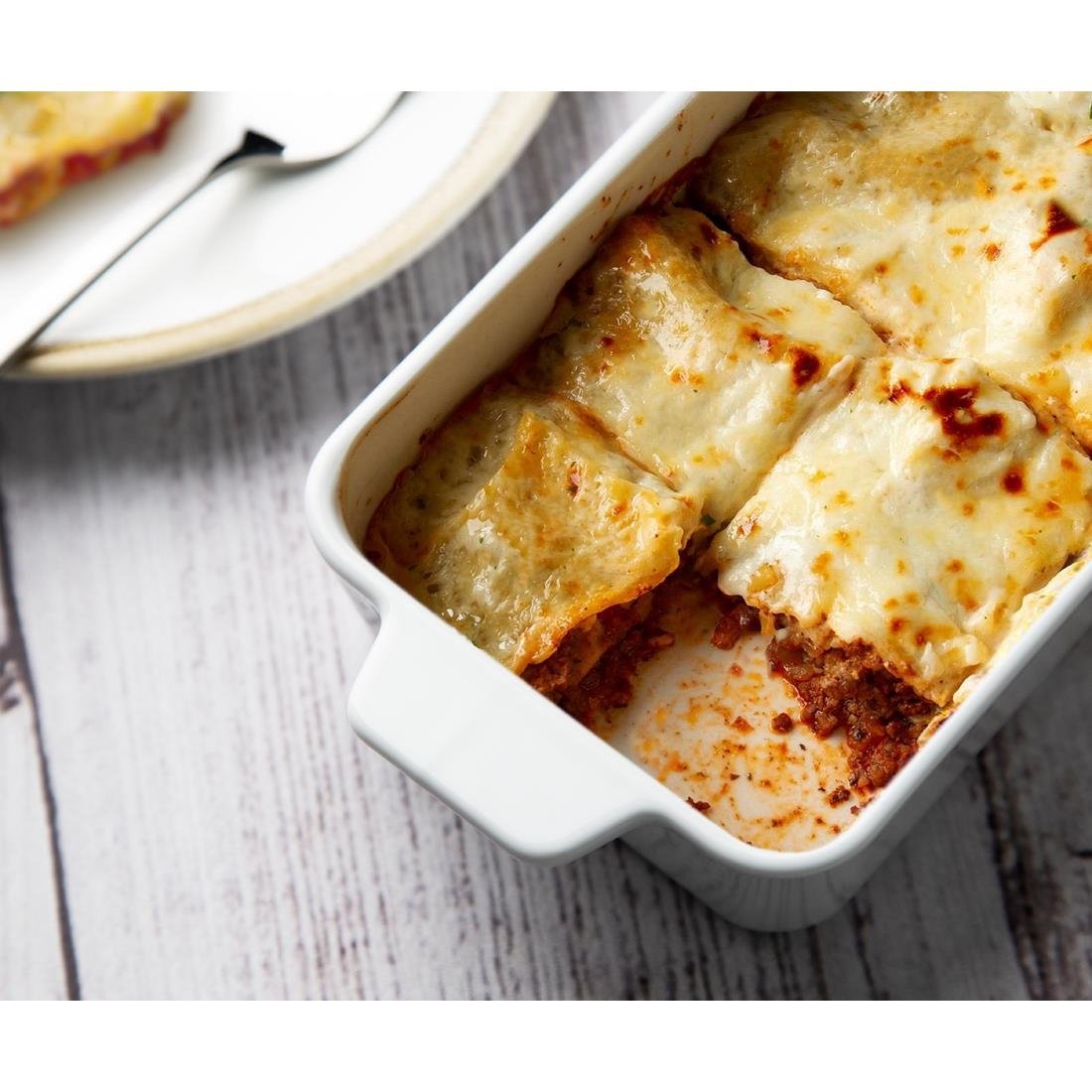 Olympia Whiteware Lasagneformen 200x110mm (4 Stück)