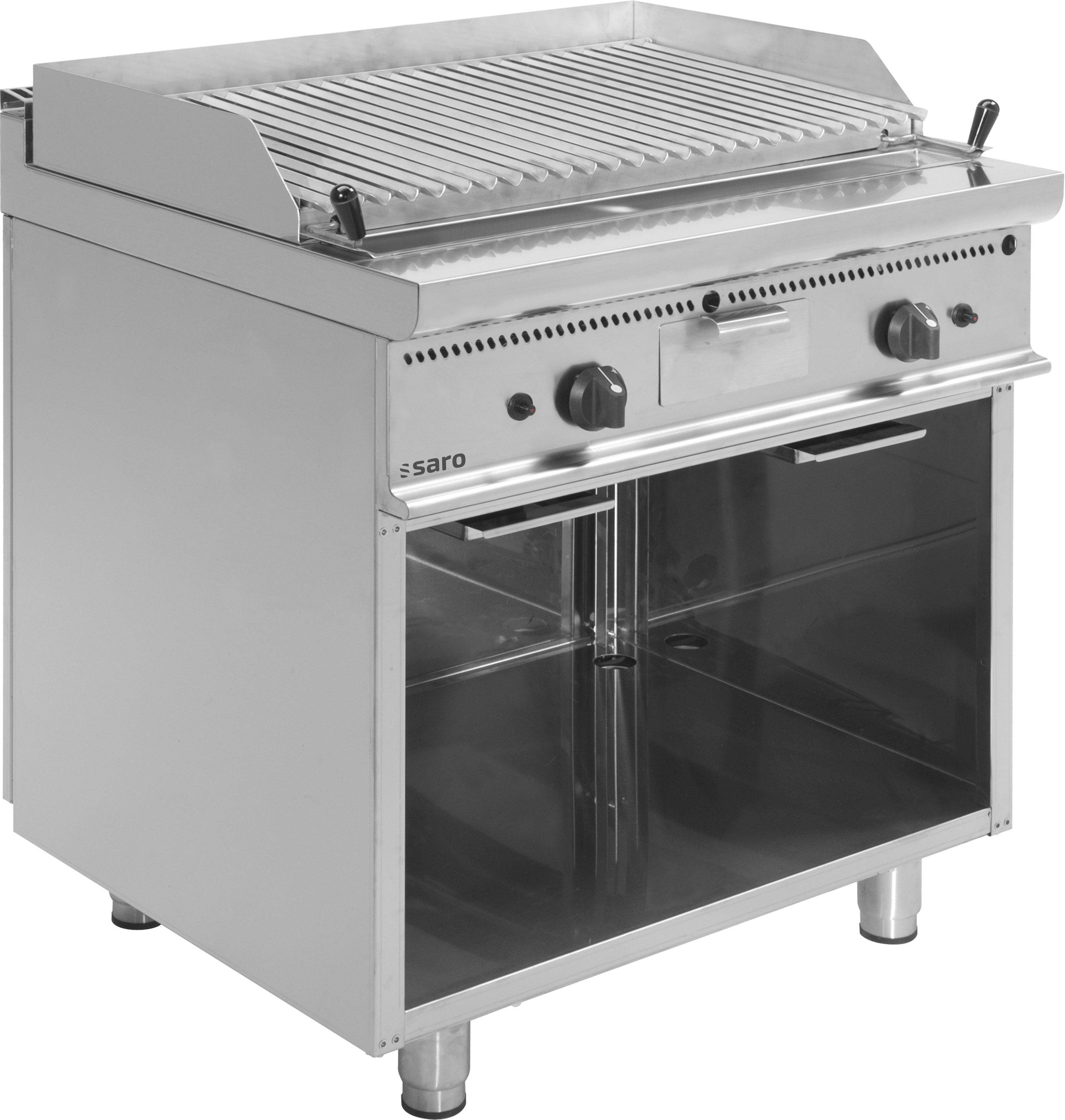 SARO Grill à pierre de lave gaz Modèle E7/BS2BA